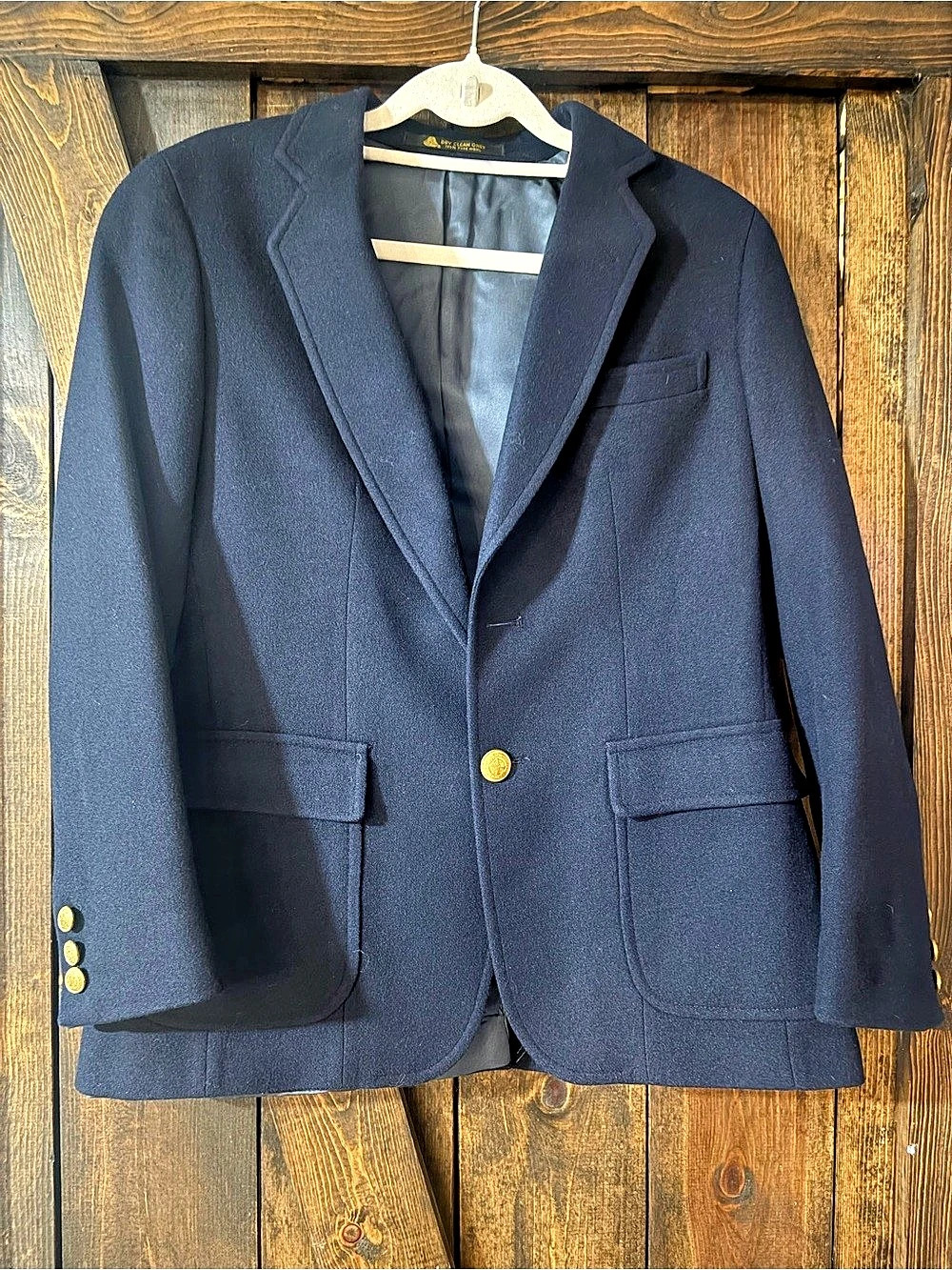 Huntington Women’s Wool Blazer in Navy